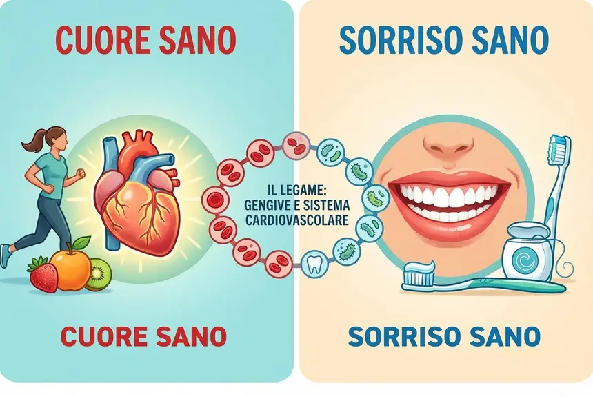 Cuore sano, sorriso sano: il legame tra gengive e sistema cardiovascolare